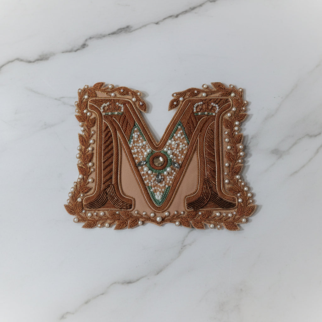 Royal Monogram Crest — Letter M