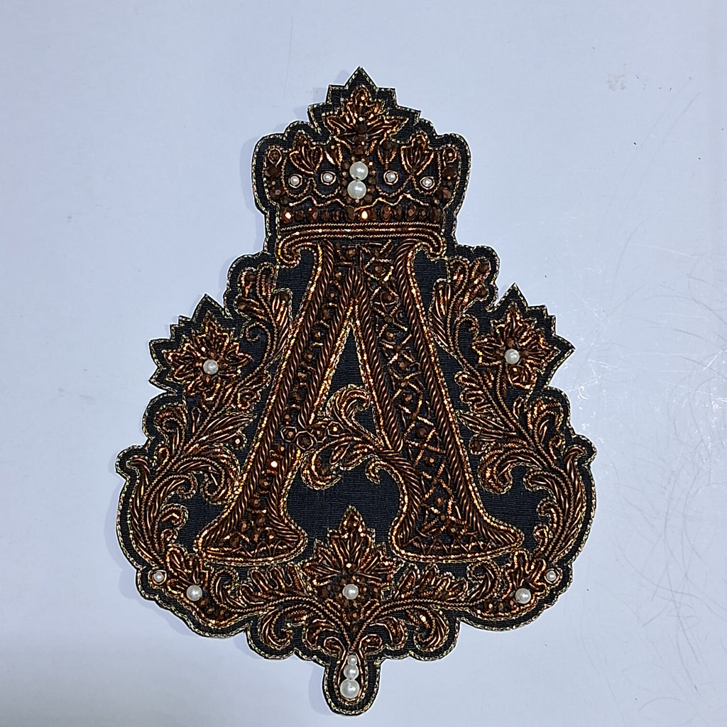Royal Monogram Crest — Letter A