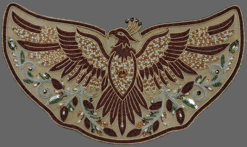 Phoenix Winged Heraldic Crest