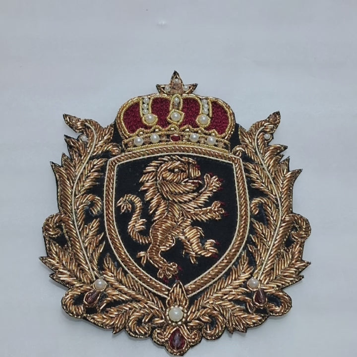 Royal Lion Shield Crest