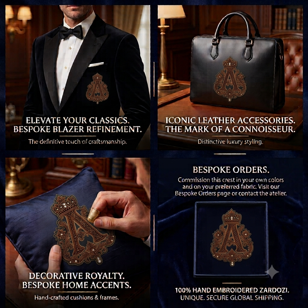 Royal Monogram Crest — Letter A