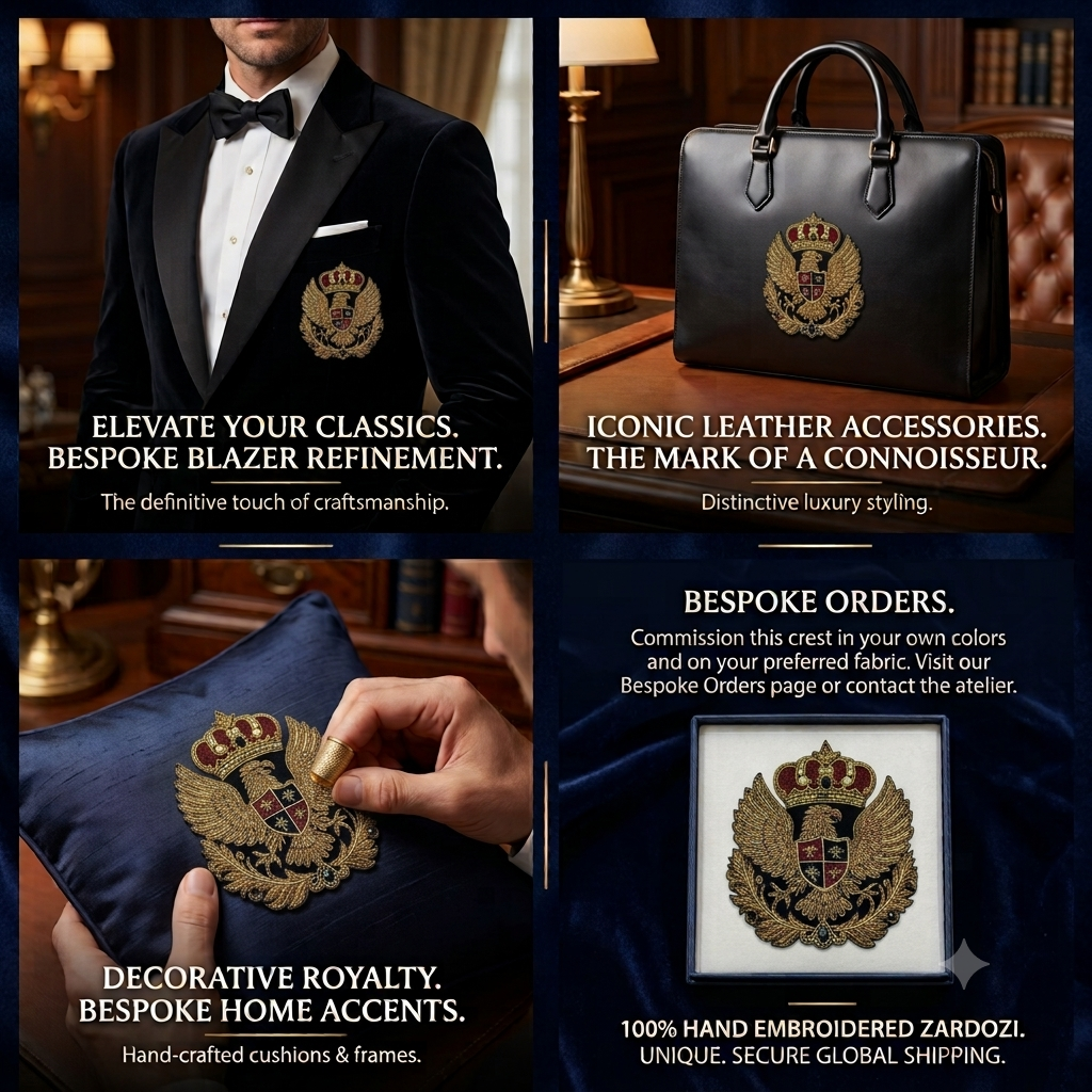Crowned Eagle Heraldic Crest